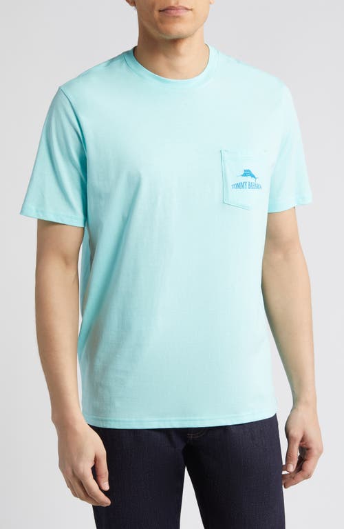 Tommy Bahama Collecting Sand Dollars Pocket Graphic T-Shirt Blue Swell at Nordstrom,