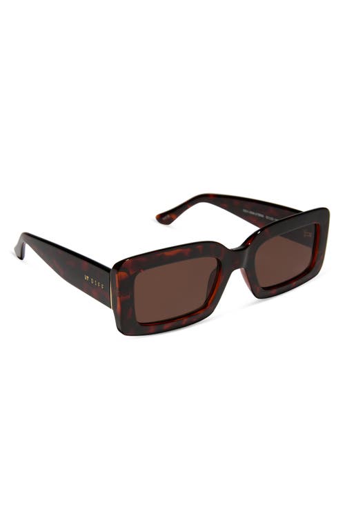 DIFF DIFF 53MM RECTANGLE SUNGLASSES 