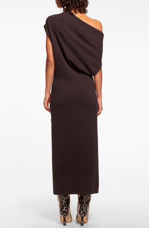 Shop Ramy Brook Chet Wool Maxi Sweater Dress In Desert Brown