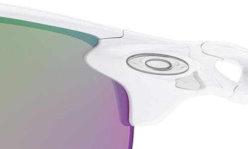 Oakley Shield Sunglasses In Polished White/prizm Golf