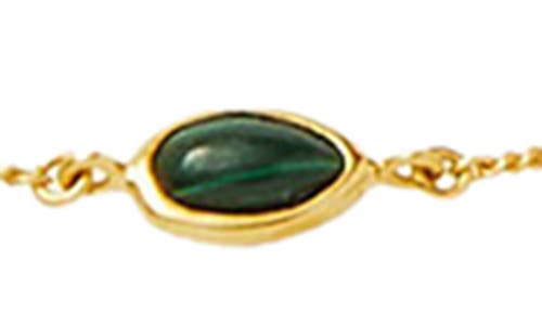 Missoma Malachite Station Choker In Gold