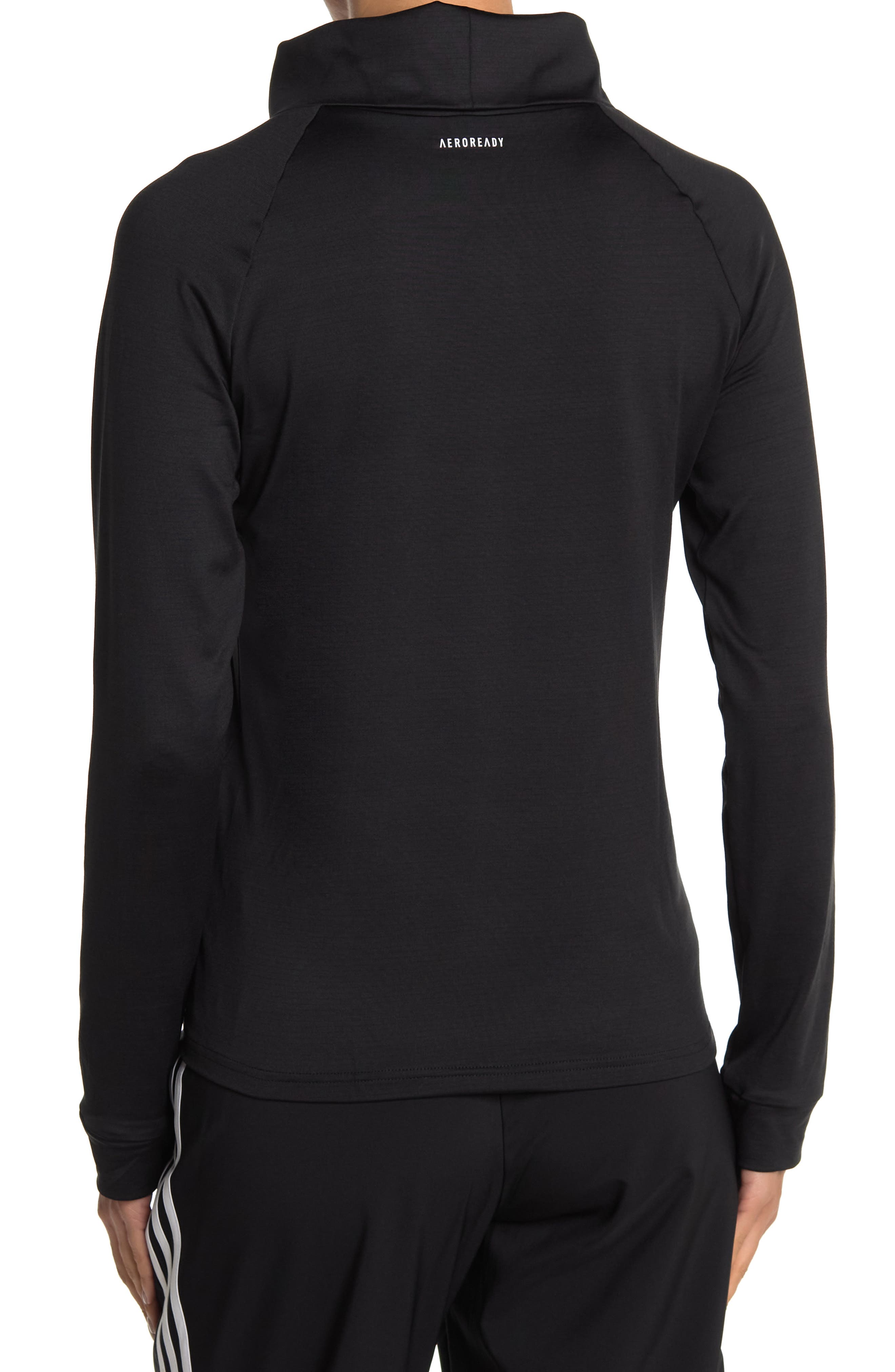 high collar sweatshirt