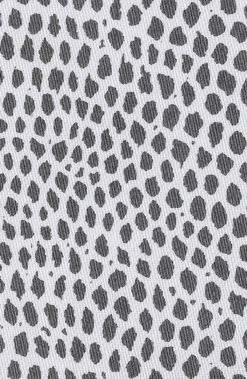 Matouk Jasper Cotton Sateen Fitted Sheet In Charcoal