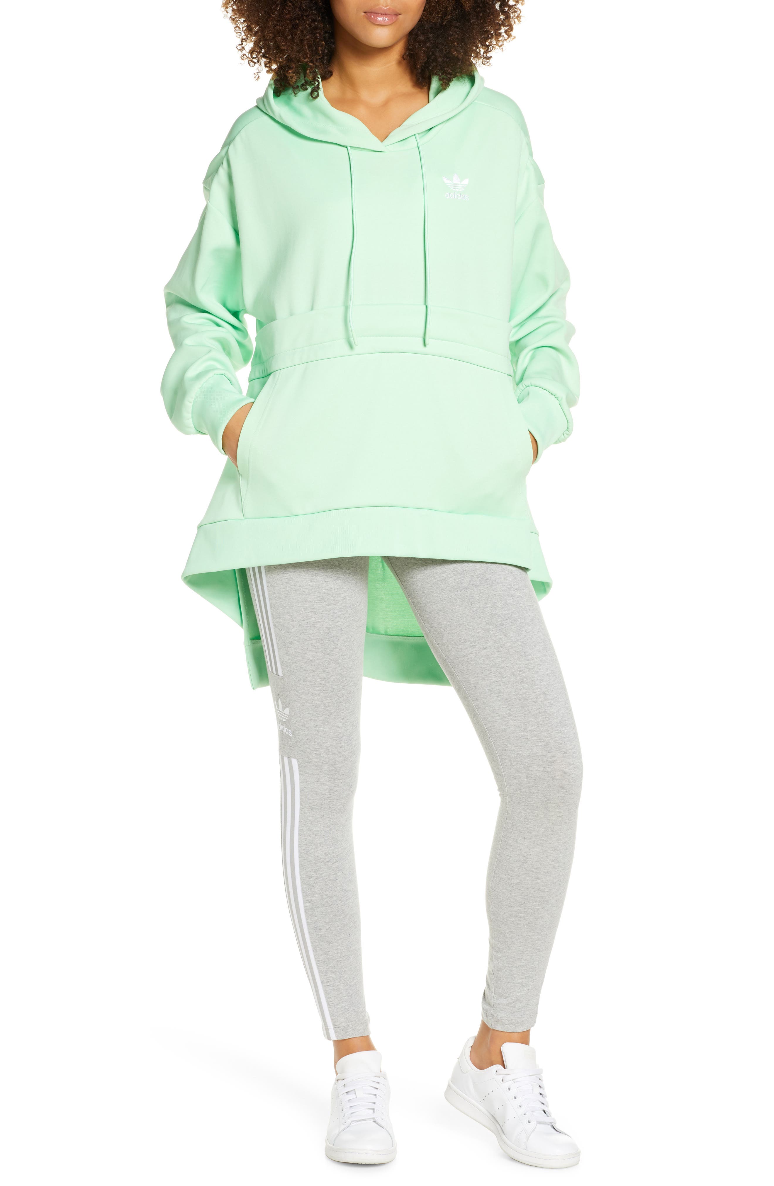 adidas originals mint green hoodie