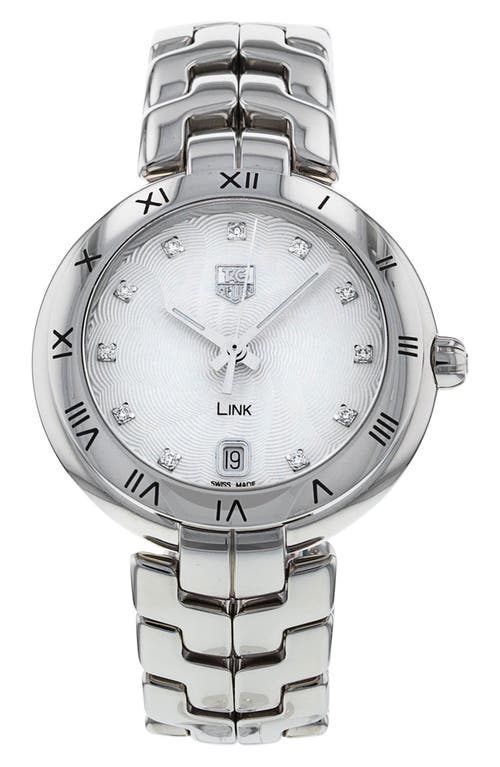 Watchfinder & Co. Tag Heuer Preowned Link Bracelet Watch, 34.5mm in Silver 