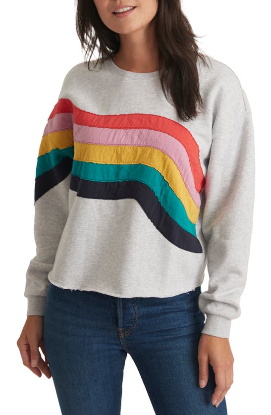 MARINE LAYER SUMMIT RAINBOW WAVE SWEATSHIRT