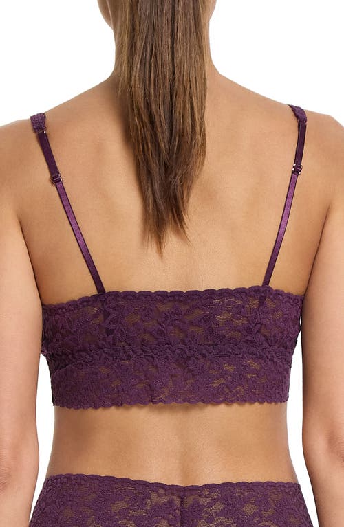 Shop Hanky Panky Retro Longline Bralette In Stone Fruit Purple