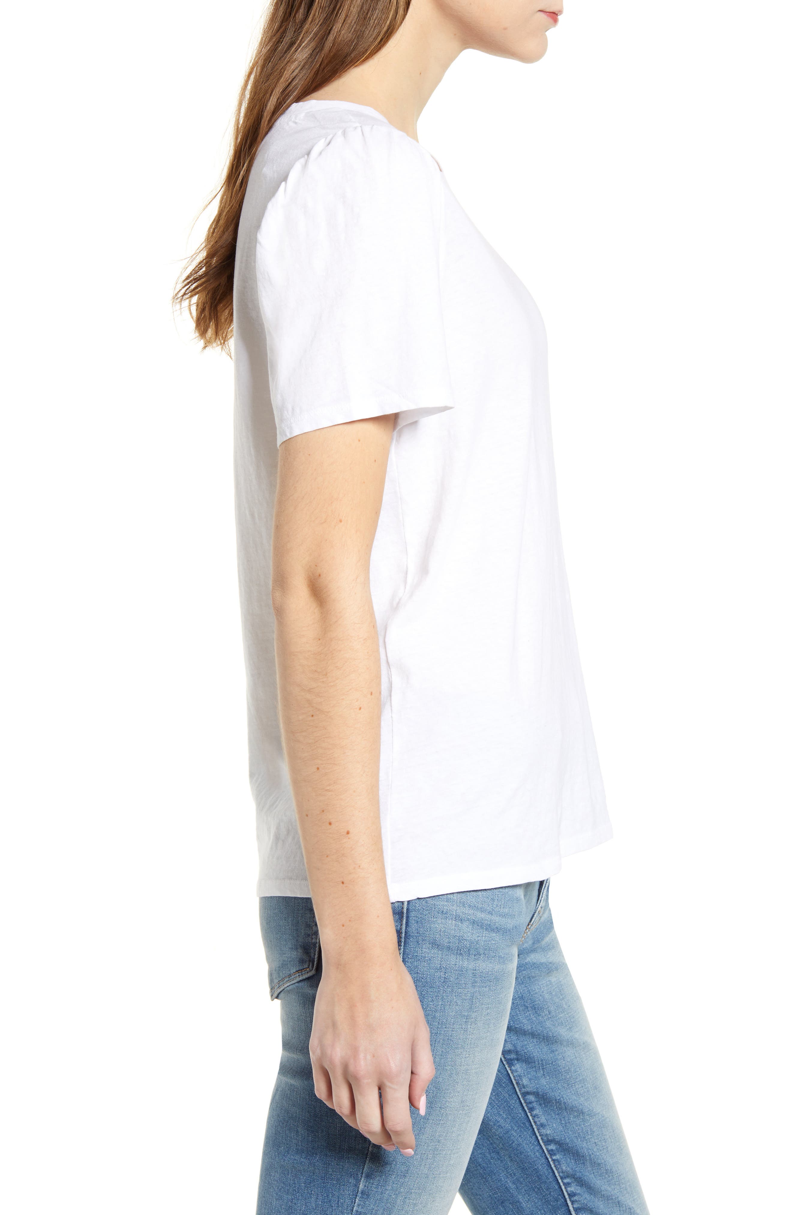 lucky brand puff sleeve top