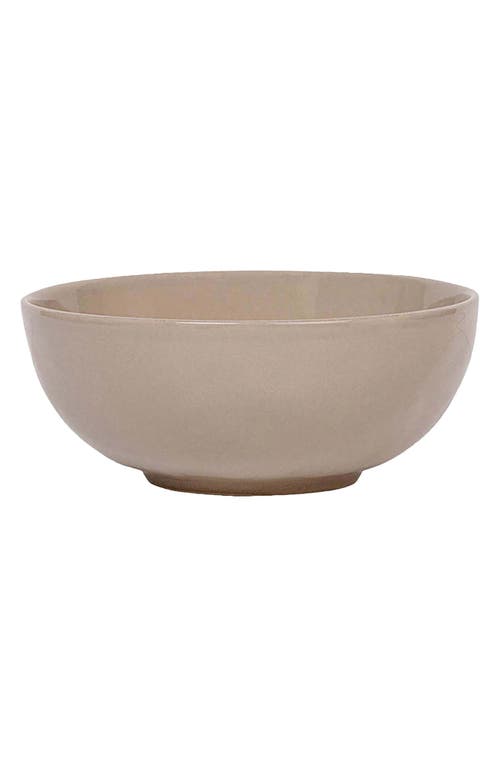 Juliska Puro Cereal/Ice Cream Bowl in Taupe 