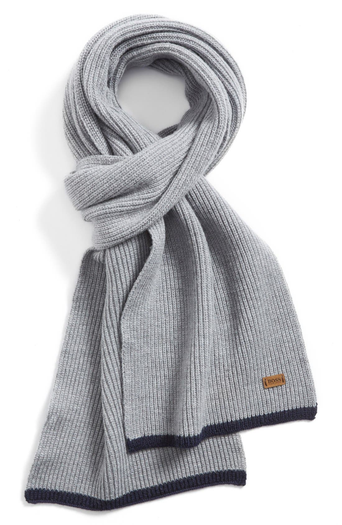 BOSS HUGO BOSS 'Bloor' Wool Scarf Nordstrom