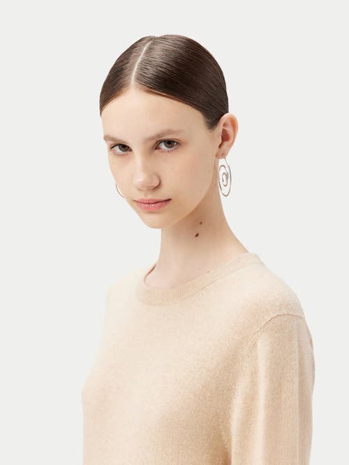 Gobi Cashmere Crew Neck Sweater In Beige
