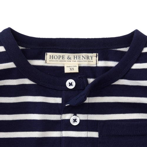 HOPE & HENRY HOPE & HENRY BOYS' HENLEY POCKET TEE WITH ROLLED SLEEVES, KIDS