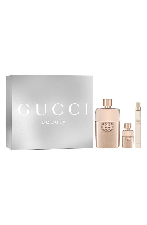 Gucci 3-piece Guilty Pour Femme Eau De Toilette Set $191 Value In No Color