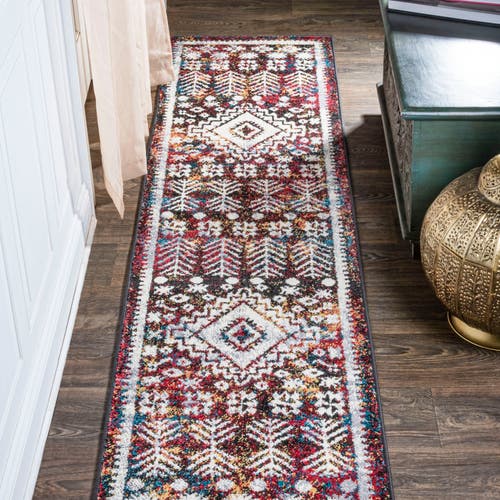 Jonathan Y Dhiya Distressed Kilim Area Rug In Multi