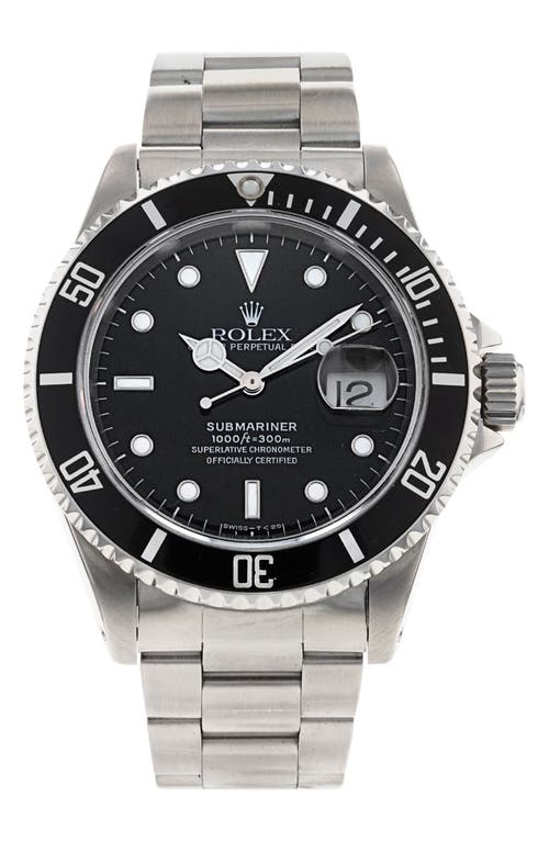 Watchfinder & Co. Rolex  Submariner Bracelet Watch, 40mm In Black