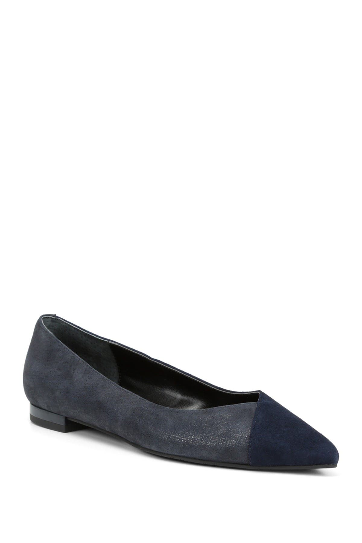 donald pliner black flats