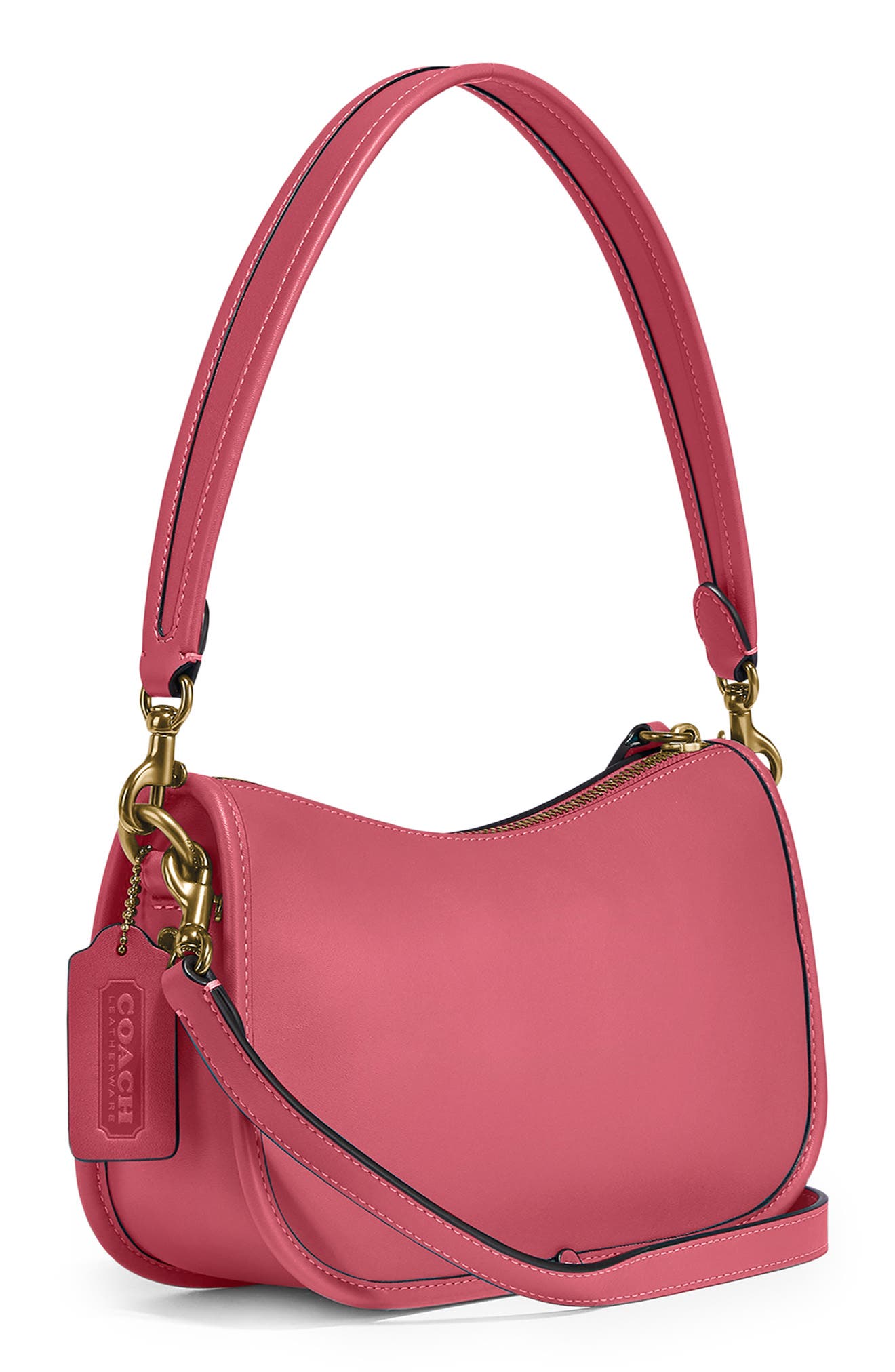 swinger convertible leather crossbody bag