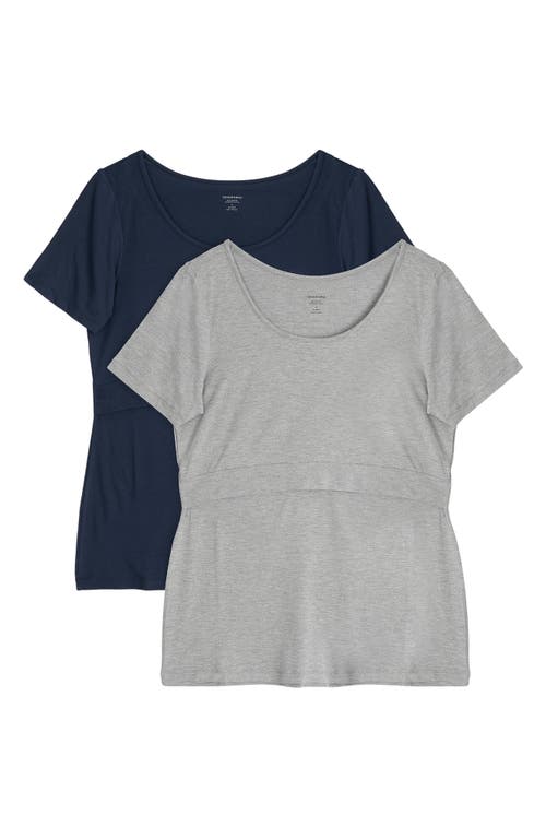 SERAPHINE SERAPHINE ASSORTED 2-PACK MATERNITY/NURSING T-SHIRTS 