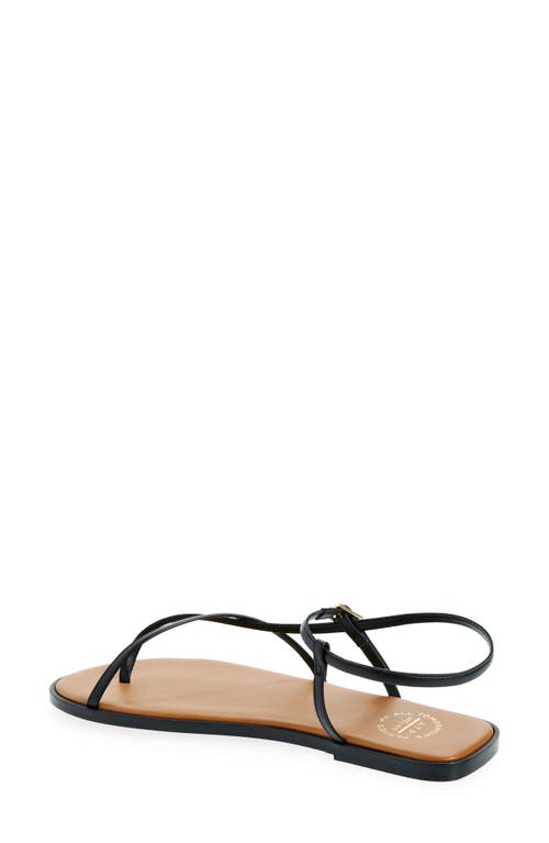Atp Atelier Capri Ankle Strap Sandal In Black