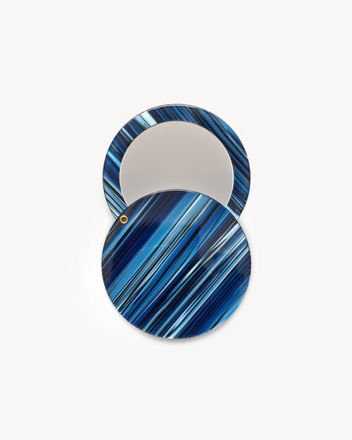 Machete Circle Mirror In Indigo