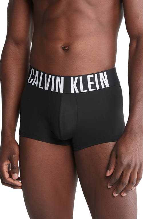 Calvin Klein Assorted 3-pack Performance Microfiber Trunks In Ivory/black/grey