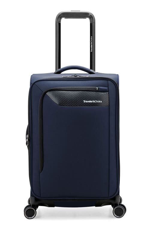 TRAVELER'S CHOICE TRAVELERS CHOICE CAYMEN 22-INCH SPINNER CARRY-ON 