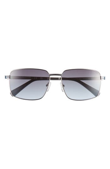 Kenneth Cole 58mm Pilot Sunglasses In Metallic