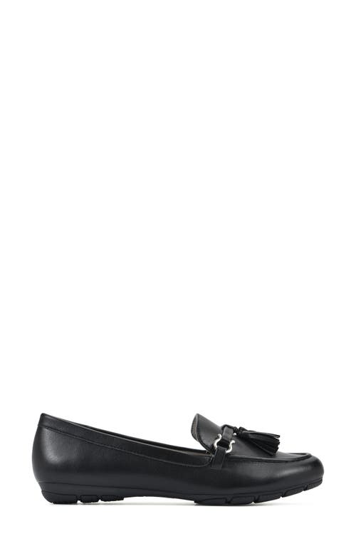 Shop Cliffs By White Mountain Gush Tassel Loafer In Black/smooth