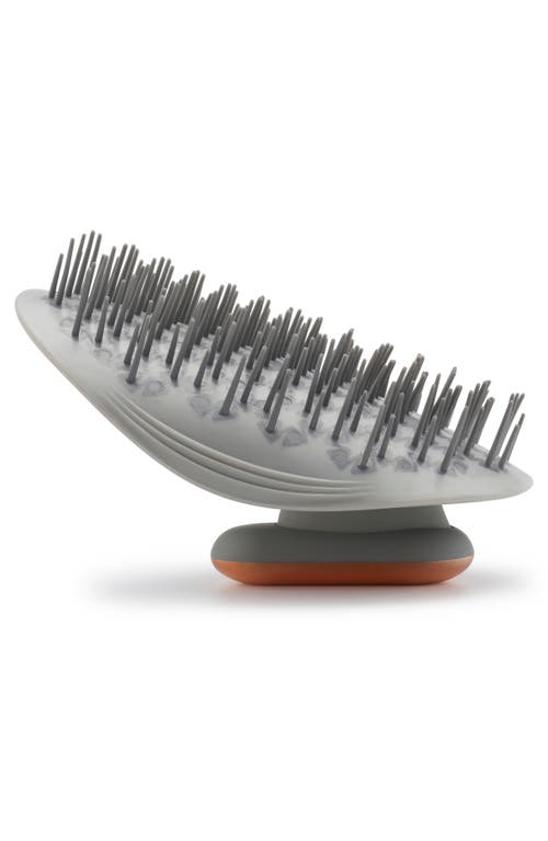 Shop Manta Pulse Hair Brush In Grey