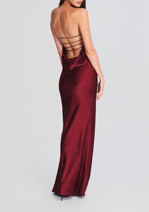 Shop Retroféte Retrofête Keaton Dress In Cabernet