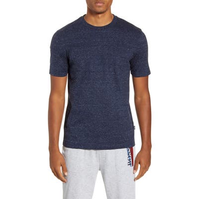 Boss Tiburt Cotton Crewneck T-Shirt, Blue