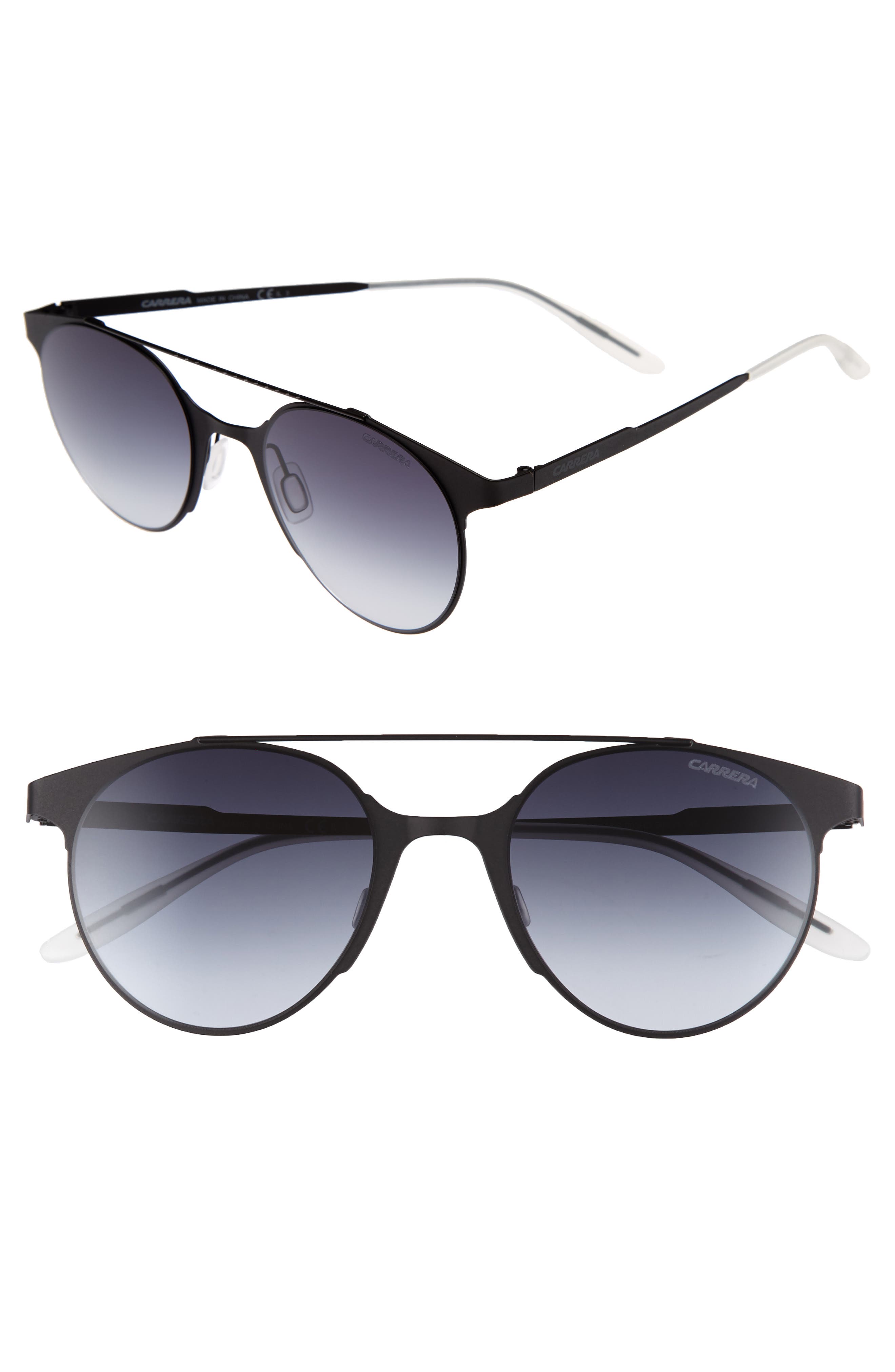 Carrera Eyewear 50mm Gradient Round Sunglasses Nordstrom