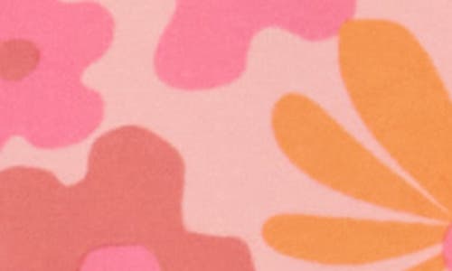Shop Dot Australia Flower Bow Tank & Ruffle Bloomers Set In Pink