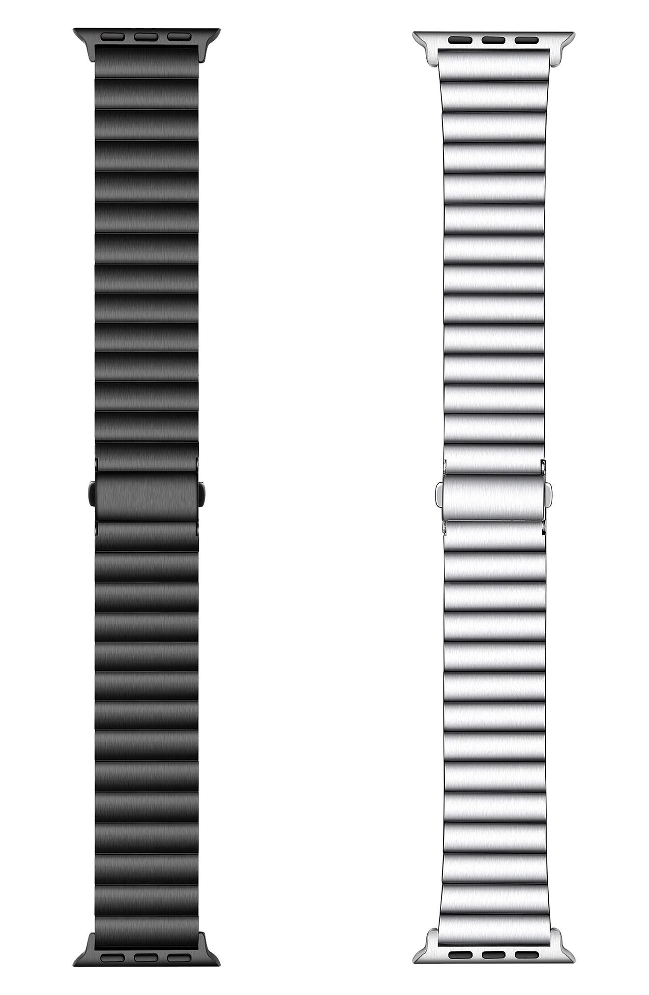 Posh Tech Stainless Steel Apple Watch 