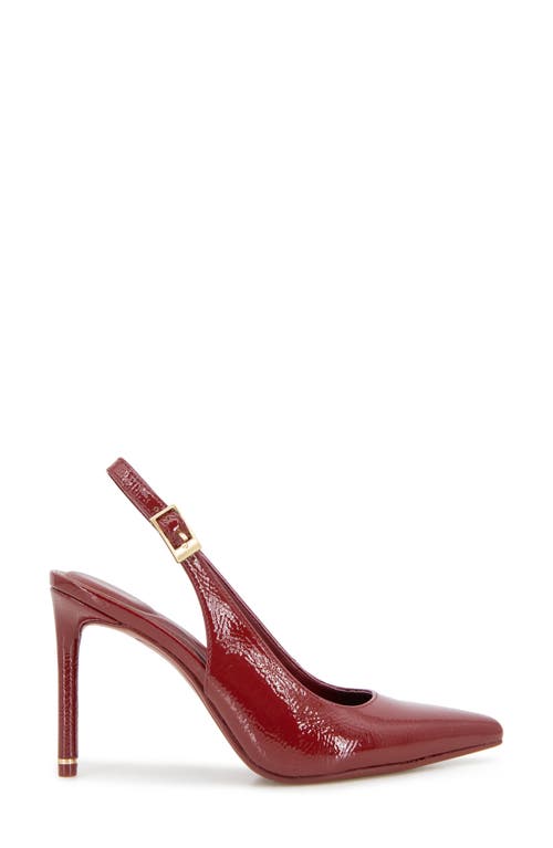 Kenneth Cole Quinnly Slingback Pump In Rio Red Patent