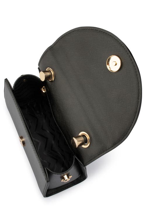 Olga Berg Sasha Top Handle Bag In Black