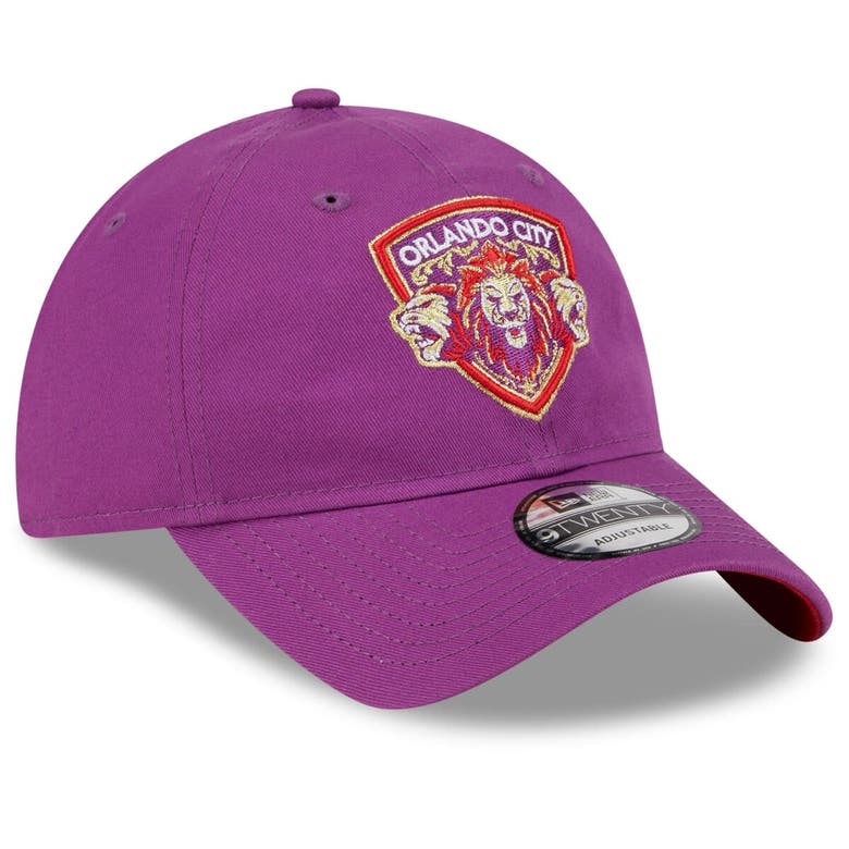 Shop New Era Purple Orlando City Sc 2024 Jersey Hook 9twenty Adjustable Hat