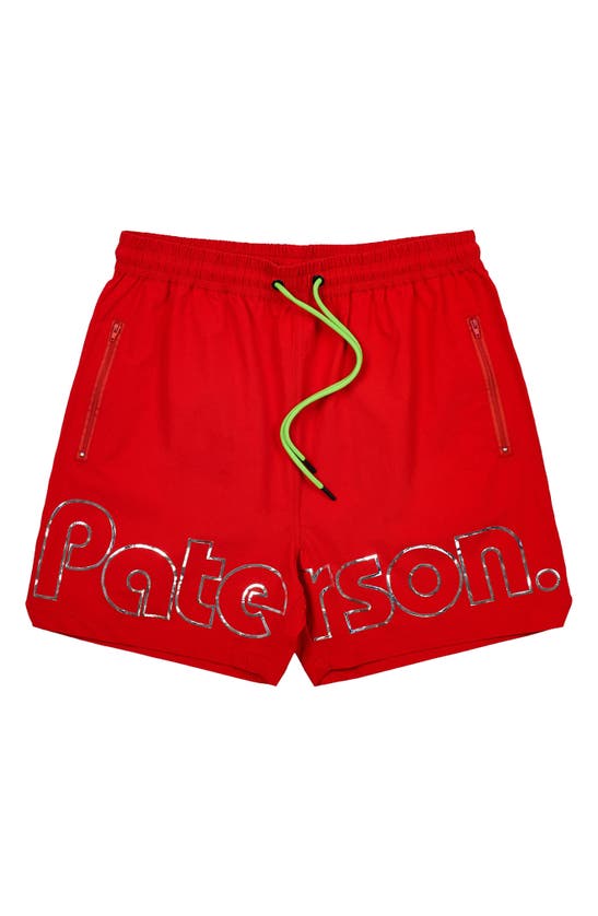Shop Paterson Love Shorts In Red