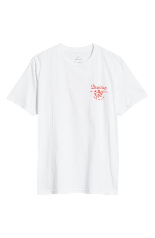 Shop Brixton Better Days Graphic T-shirt In White