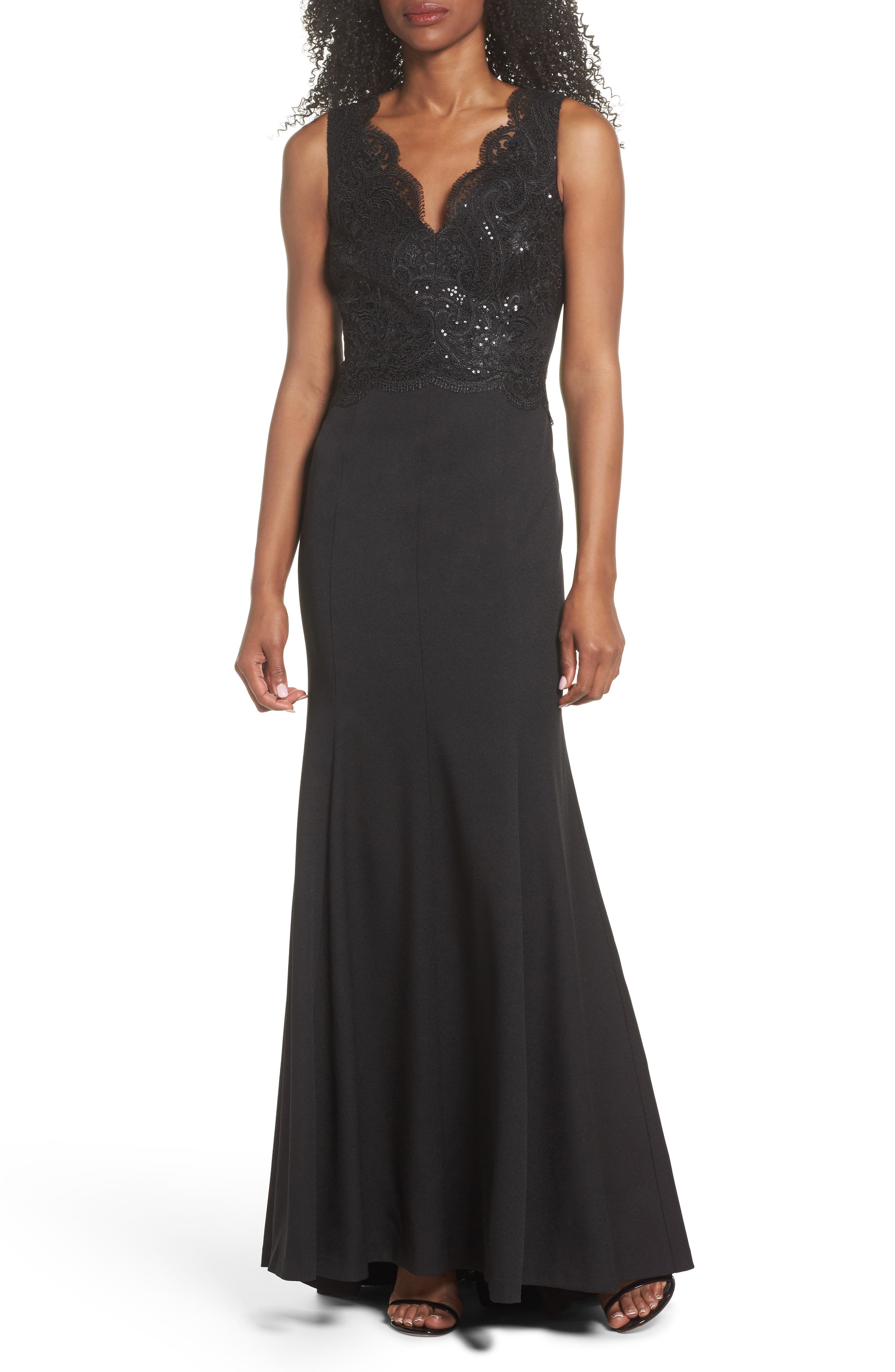 vince camuto mermaid gown