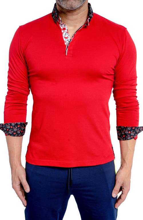 Maceoo Newton Dog Love Polo Red at Nordstrom,