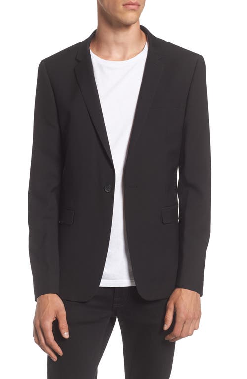 Topman Ultra Skinny Black Suit Jacket 