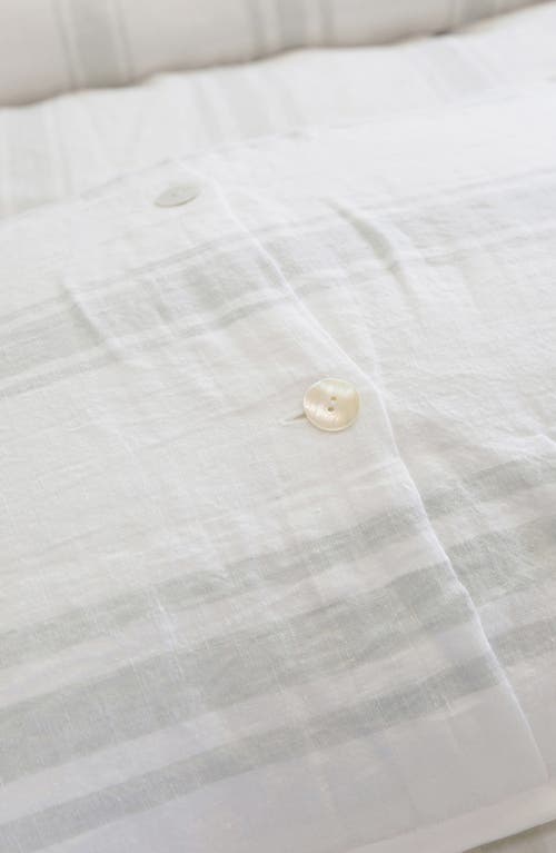 Pom Pom At Home Jackson Sham In White/ocean