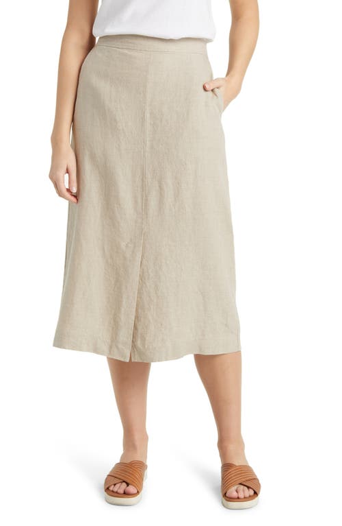 Masai Copenhagen Masalud Linen Skirt in Natural at Nordstrom, Size Xx-Large