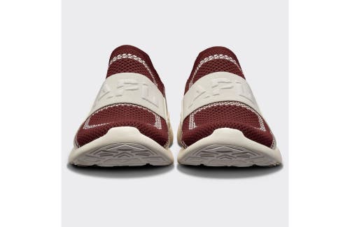 Shop Apl Athletic Propulsion Labs Techloom Bliss Slip-ons In Ivory/burgundy