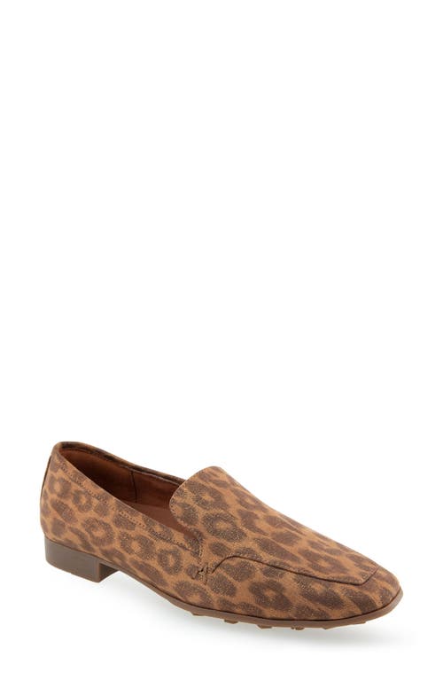 Paynes Loafer in Leopard Metallic Fabric