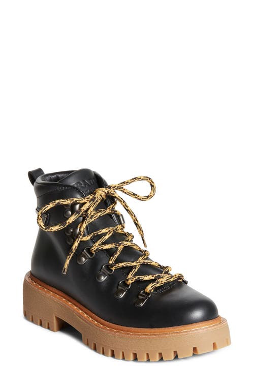 Prada St. Moritz Hiking Boot In Black