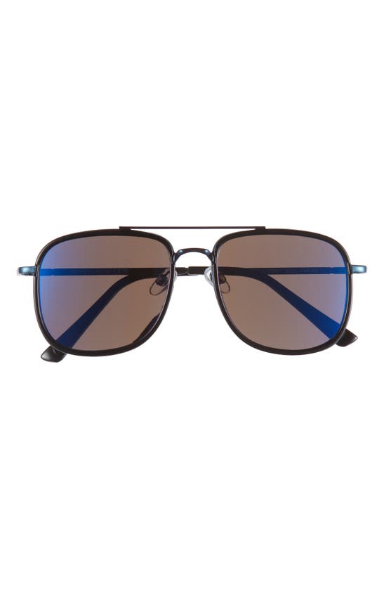 Vince Camuto 54mm Navigator Sunglasses In Black/ Blue