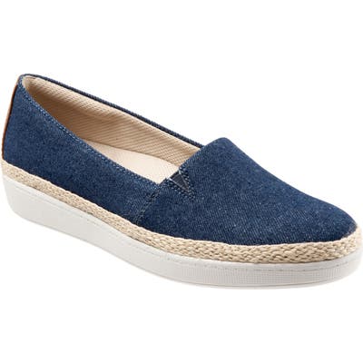 Trotters Accent Slip-On, Blue