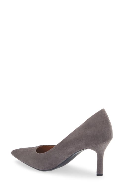Nordstrom Rack Paige Faux Leather Pump In Grey Charcoal